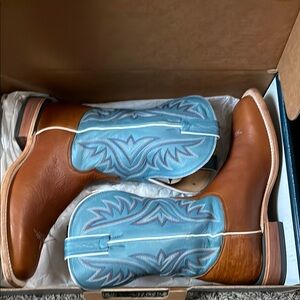 Tony lama Avett 11” Baltic Blue Cimmarron boots